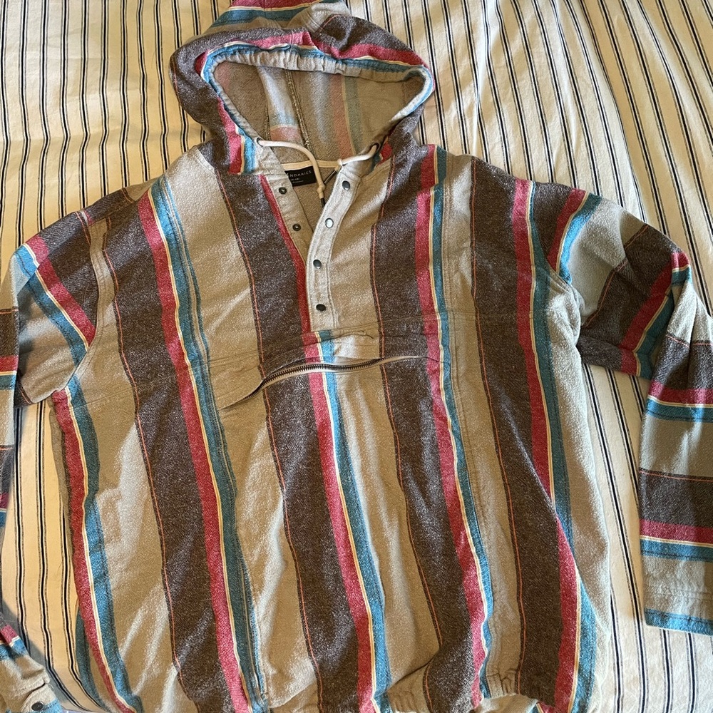 No boundaries hooded flannel with pocket